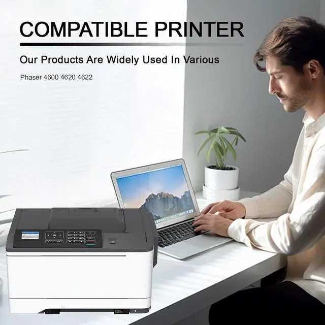 Alt view image 2 of 7 - 113R00762 Imaging Unit Compatible for Xerox 113R00762 Drum Unit Work for Xerox Phaser 4600 4620 4622 Printer