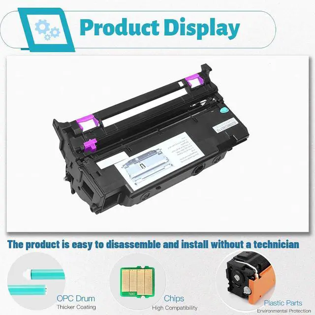 Alt view image 4 of 7 - DK-1150 Drum Unit Replacement Compatible for Kyocera DK1150 302RV93010 Work with ECOSYS P2040dw P2235 P2235dn M2040 M2540dn M2540 M2540dw Printer (1Pack)