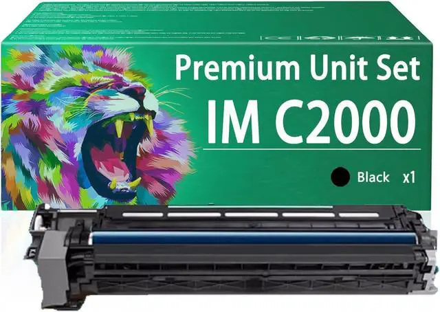 Main image of IM C2000 Photoconductor Unit Set Compatible for Ricoh IM C2000 IMC2000 Imaging Unit Work for Ricoh IM C2000 IM C2500 Printers 1 Black Pack