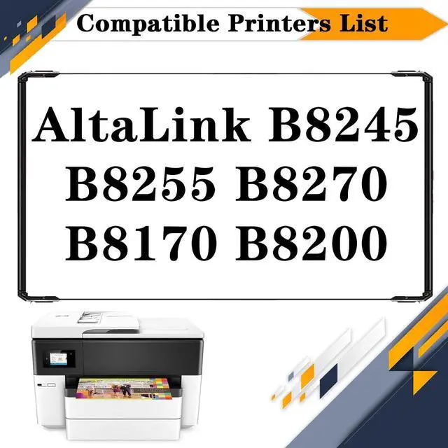 Alt view image 2 of 7 - 013R00686 Imaging Drum Kit, Compatible for Xerox AltaLink B8245 B8255 B8270 B8170 B8200 PrintersHigh Print Volume with Chip Black*1
