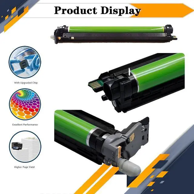 Alt view image 5 of 7 - 013R00686 Imaging Drum Kit, Compatible for Xerox AltaLink B8245 B8255 B8270 B8170 B8200 PrintersHigh Print Volume with Chip Black*1