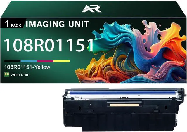 Main image of 108R01151 Imaging Unit Compatible for Xerox 108R01151 Yellow Drum Units Work for Xerox Phaser 7100 7100N 7100DN Printer