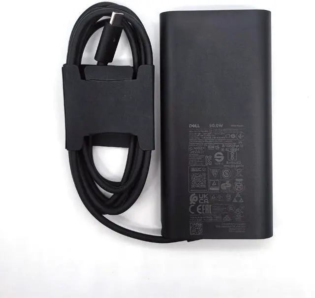 Alt view image 2 of 7 - Dell Laptop Charger 90W Watt USB Type C GAN, Latitude 9330 9430 7430 5530 5531 7330 5431 5531 5330 7330 7530 AC Adapter, Black, LA90PM170