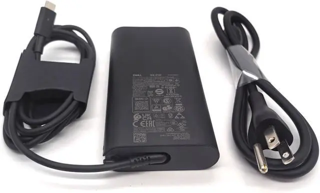 Alt view image 3 of 7 - Dell Laptop Charger 90W Watt USB Type C GAN, Latitude 9330 9430 7430 5530 5531 7330 5431 5531 5330 7330 7530 AC Adapter, Black, LA90PM170