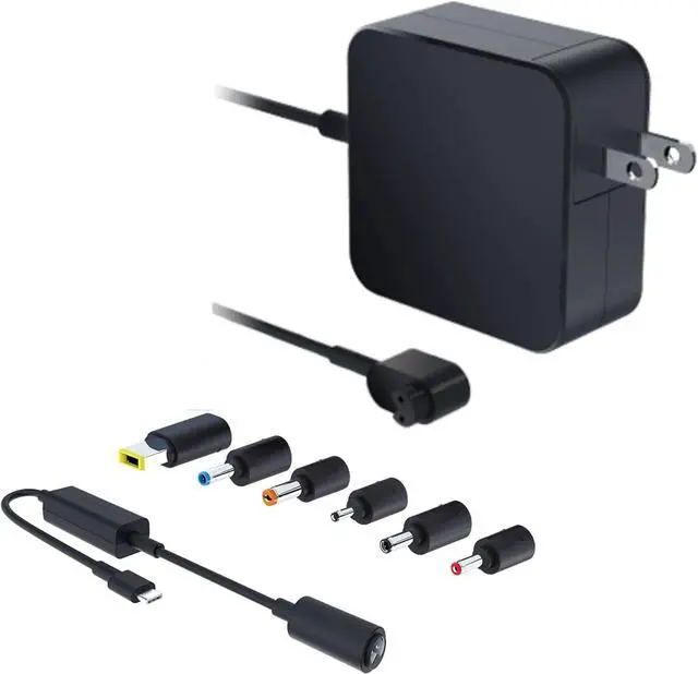 Main image of Innergie T6 65W Universal Laptop Charger Power Adapter with 100W C-Converter Cable - Compatible with Most Laptop Brands and USB-C Devices. (Delta Electronics)