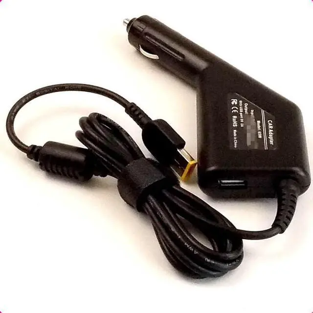 Alt view image 3 of 3 - CAR Charger Adapter for Lenovo Laptop 0B47481: T440 T450 T460 T470 ThinkPad X1 Carbon Yoga 2 Pro 11 13 14 Edge 15 Flex 3 G50 G70 Z50 X240 X250 X260 T440p T450s T460s T470s