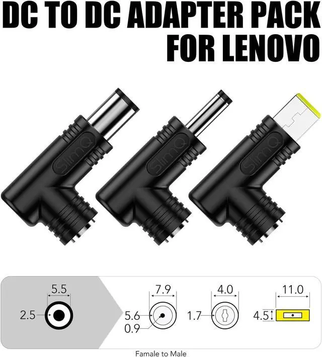 Alt view image 3 of 7 - SlimQ 240W GaN Charger Bundle for Lenovo Legion Gaming Laptops, Includes F240 DC Charger and Lenovo Adapter Tip, Compact Replacement Power Adapter with 2 USB-C Ports for Travel