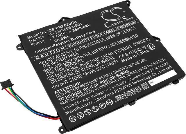 Main image of 3500mAh Battery for Panasonic Toughbook CF-XZ6, 2-424866S2-B01, CF-XZ6, CF-XZ62, CF-XZ62DCQR,CF-XZ62FKQR,CF-XZ67,CF-XZ68,CF-XZ6RD4VS,CF-XZ6RD6VS,CF-XZ6RF5VS,CF-XZ6RF7VS,CF-XZ6SF8VS,CF-XZ6T,CF-XZ6U