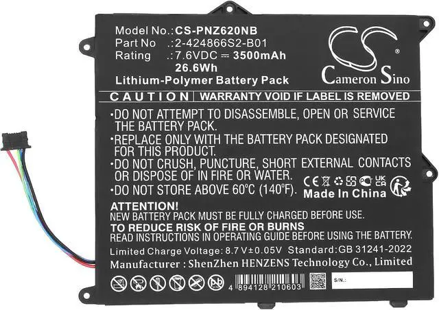 Alt view image 4 of 6 - 3500mAh Battery for Panasonic Toughbook CF-XZ6, 2-424866S2-B01, CF-XZ6, CF-XZ62, CF-XZ62DCQR,CF-XZ62FKQR,CF-XZ67,CF-XZ68,CF-XZ6RD4VS,CF-XZ6RD6VS,CF-XZ6RF5VS,CF-XZ6RF7VS,CF-XZ6SF8VS,CF-XZ6T,CF-XZ6U