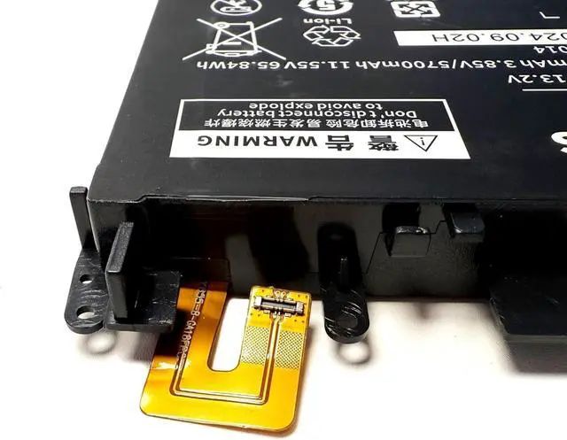 Alt view image 6 of 6 - 11.55V 5700mAh 65.84Wh LR434198-2P3S Laptop Battery Replacement for One-Netbook OnexPlayer 2nd Generation Tablet PC