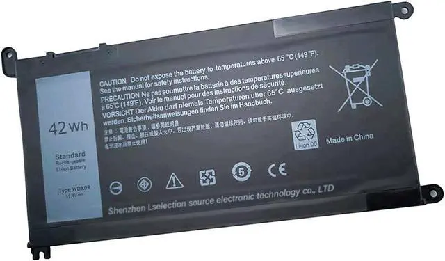 Alt view image 2 of 6 - WDX0R Laptop Battery for dell Inspiron 15 7579 7569 5578 5565 5567 5568 5570 5775 5579 7560 7570 13 5378 5368 7375 7368 7378 17 5765 5767 5770 Series P69G001 P58F P58F001 P75F P66F P69G 3CRH3