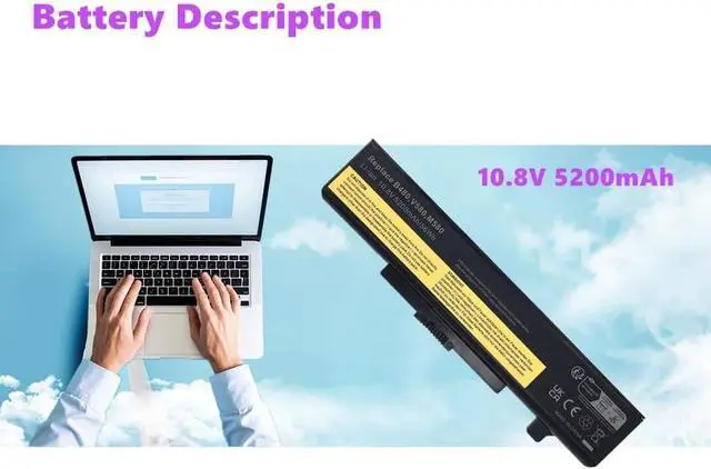 Alt view image 3 of 7 - Laptop Battery,Compatible for Lenovo B480 B485 B490 B580 B585 B590 B4400 B5400 V480 V480c V480s V490u V580 V580c.(5200MAH)