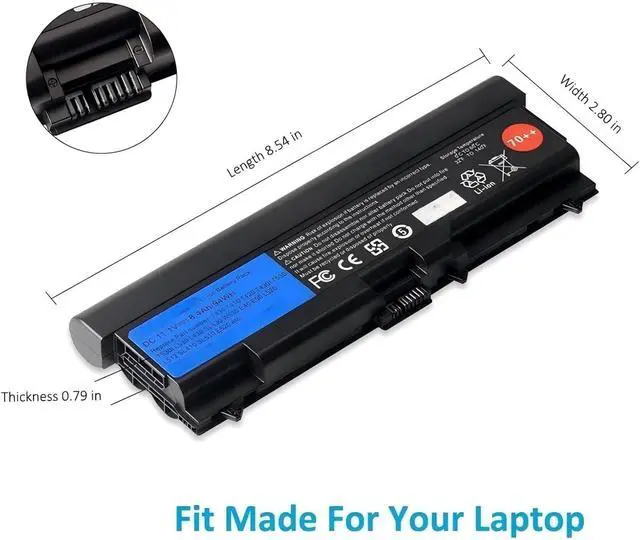 Alt view image 5 of 7 - 94WH 57WH Laptop Battery,Compatible for Lenovo ThinkPad T430 T430I T530 T530I W530 SL430 SL530 L430 L530 45N1007 45N1006(T430 57WH)