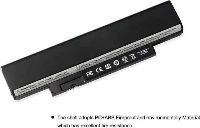 Alt view image 3 of 6 - X121E X130E Battery,Compatible for Lenovo ThinkPad E120 E125 E130 E135 E145 E320 E325 E330 E335 L330 45N1058 45N1059 X131E X140E.