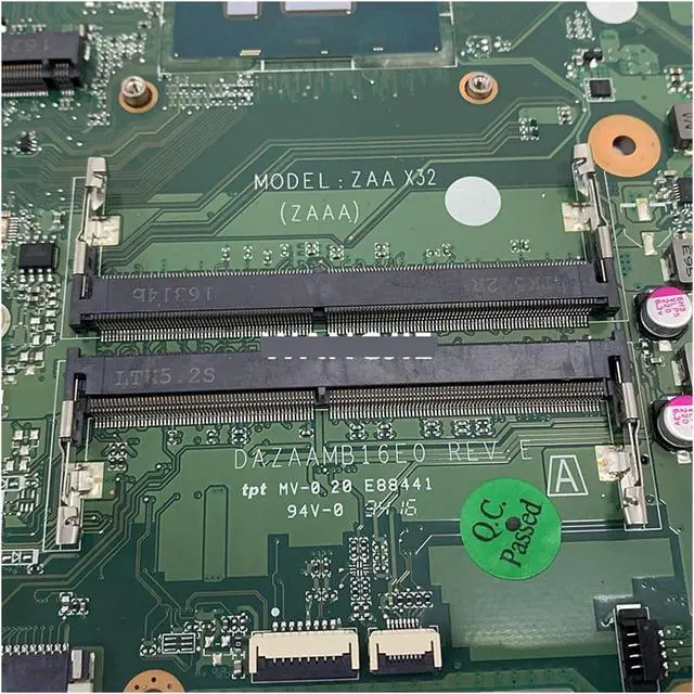 Alt view image 4 of 6 - Compatible with ACER Aspire E5-575 E5-575G F5-573G ZAA X32 Laptop Motherboard DAZAAMB16E0 I3-6100U I3-7100U I3-8130U I5-6267U(SR343 i3-7100U)