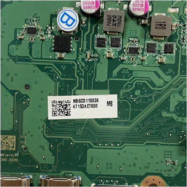 Alt view image 3 of 6 - Compatible with ACER Aspire E5-575 E5-575G F5-573G ZAA X32 Laptop Motherboard DAZAAMB16E0 I3-6100U I3-7100U I3-8130U I5-6267U(SR343 i3-7100U)