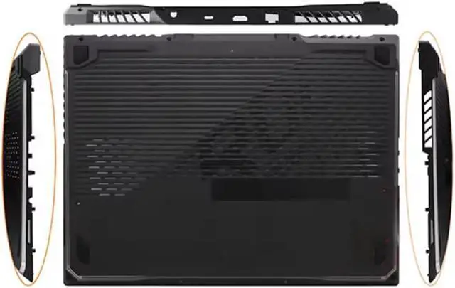 Alt view image 4 of 7 - Replacement for ASUS ROG Strix G531 G531GT G531GU G531GV G531GW Laptop Palmrest Case Upper + Bottom Cover Chassis