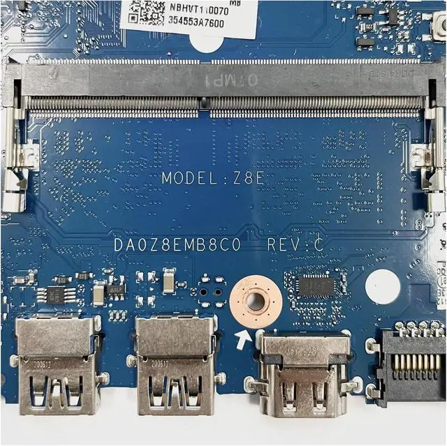 Alt view image 6 of 6 - Laptop Motherboard with R3 R5 R7 AMD CPU UMA DA0Z8EMB8C0 Mainboard,Compatible for Acer Aspire A315-23 A315-23G A314-23 Repair Parts(CPU-YM3050)