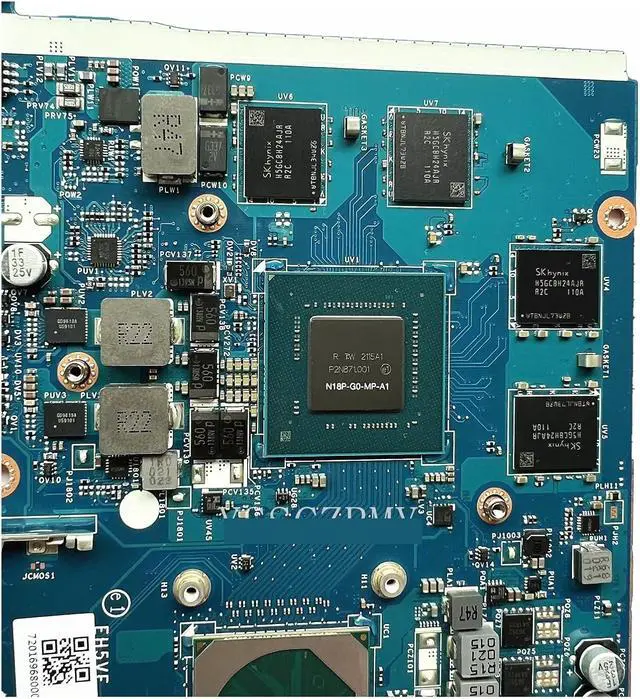 Alt view image 5 of 6 - EH5VF LA-H501P Motherboard, Compatible with Acer Nitro 5 AN715-51 AN515-54 Laptop Motherboard, Supports I5 I7 CPU / GTX1050 3G / GTX1650 4G GPU(I5-9300H GTX1050 3GB)