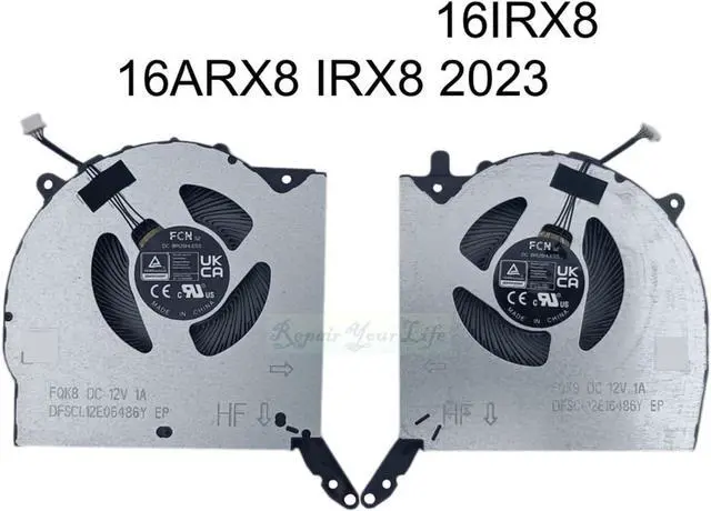 Alt view image 3 of 4 - Laptop Cooling FanCompatible for LenovoCompatible for Legion Pro 5 16IRX8 16ARX8 82WK 82WM IRX8 ARX8 2023 Notebook CPU GPU Fan Cooler FQK8 FQK9 DC 12V(CPU GPU Both)