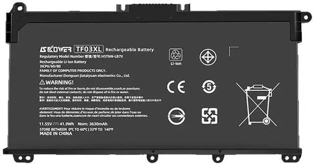 Main image of TF03XL Laptop Buttreri for Hi P PaviLin-l0n 14-BK 14-CE 15-CS 15-CC 15-CD 17-by TPN-C136 TPN-I130 TPN-Q207 HT03XL
