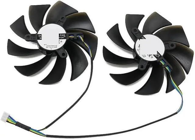 Alt view image 3 of 3 - 95mm PLD10015B12H 0.55A RX580 RX590 for POWERCOLOR for DATALAND Radeon RX 580 590 Red Devil Golden Sample Graphics Card Cooling Fan