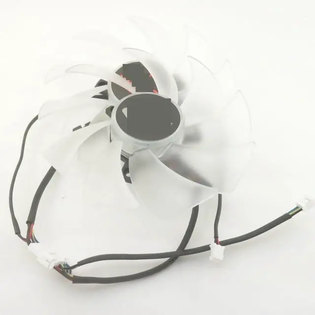Alt view image 3 of 4 - FD10015H12D 12V 0.55A 95mm for POWERCOLOR RX6600 6600XT 6650XT RX7600 7600XT 7650 for HellhounGPU Graphics Card Cooling Fan