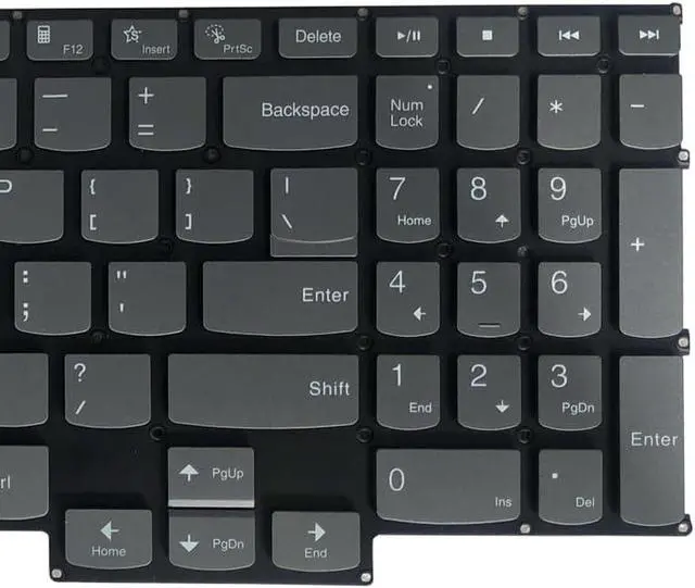 Alt view image 4 of 5 - US Laptop Keyboard for Lenovo for ideapad 5 pro-16ach6 pro-16ihu6 2021 for xiaoxin pro 16 RTX ACH ARH7 16IHU Backlight