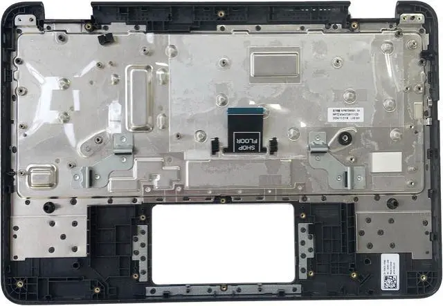 Alt view image 5 of 7 - Replacement for Dell Chromebook 11 3120 Laptop Upper Top Cover Case Palmrest Not-Backlit US Keyboard Assembly Part (NFC) 0WHJ70 WHJ70
