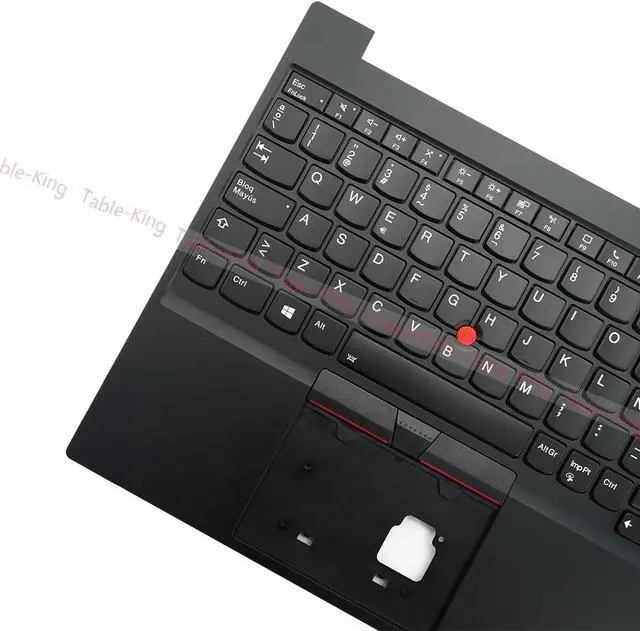 Alt view image 2 of 4 - Replacement Keyboard Power Button Backlight Key for Lenovo Thinkpad E15 Gen2 Gen3 Gen4(Not for E15 Gen1) with Cover C (Spanish/Spanish, Backlit, with Power Button)