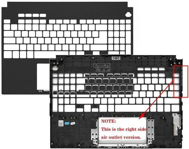 Main image of Replacement for ASUS TUF Gaming F15 FX507 FA507 FX507Z FA507R Laptop Upper Palmrest KB Case