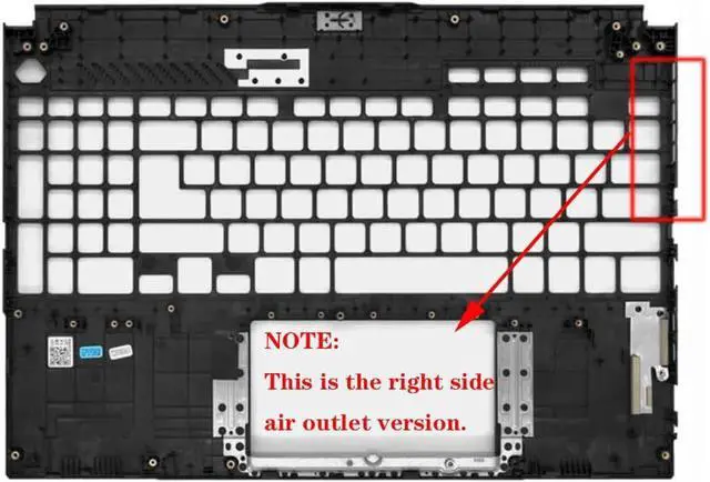 Alt view image 2 of 4 - Replacement for ASUS TUF Gaming F15 FX507 FA507 FX507Z FA507R Laptop Upper Palmrest KB Case