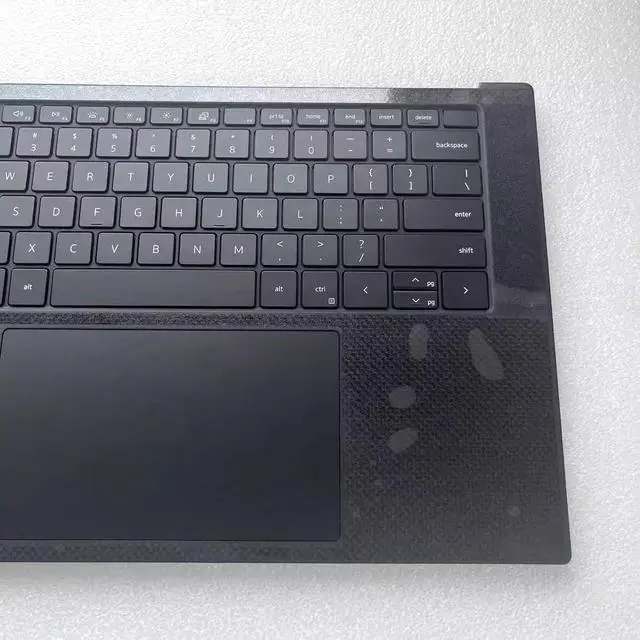 Alt view image 2 of 6 - 0GN0D2 GN0D2 New Palmrest Upper Case C Cover with US Backlit Keyboard Touchpad for XPS 15 9520 9530 Precision 5570 5580 Laptop