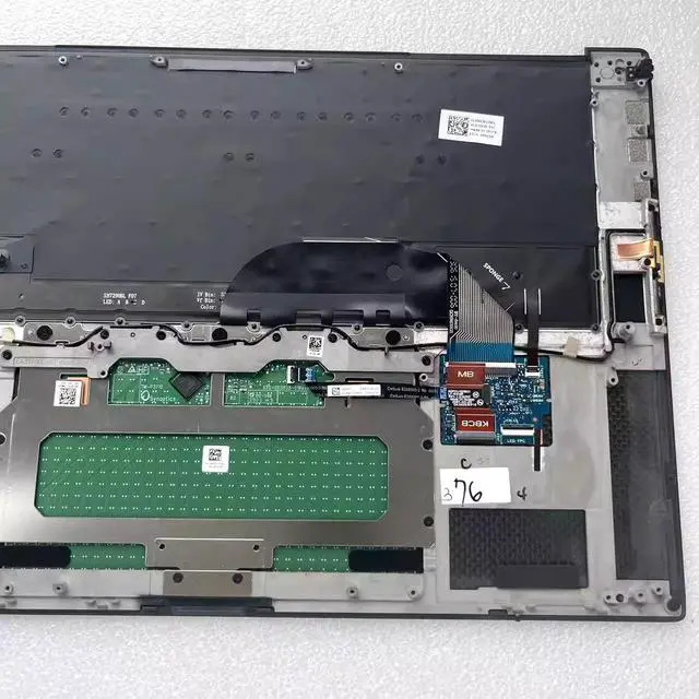 Alt view image 5 of 6 - 0GN0D2 GN0D2 New Palmrest Upper Case C Cover with US Backlit Keyboard Touchpad for XPS 15 9520 9530 Precision 5570 5580 Laptop