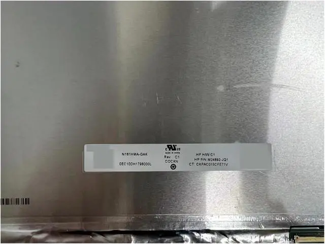 Alt view image 4 of 6 - 16.1 Inch Laptop Screen NV161FHM-NX2 FIT N161HCA-GA1 NV161FHM-NY1 N161HMA-GAK 144HZ 1920 * 1080 FHD IPS 40 Pin