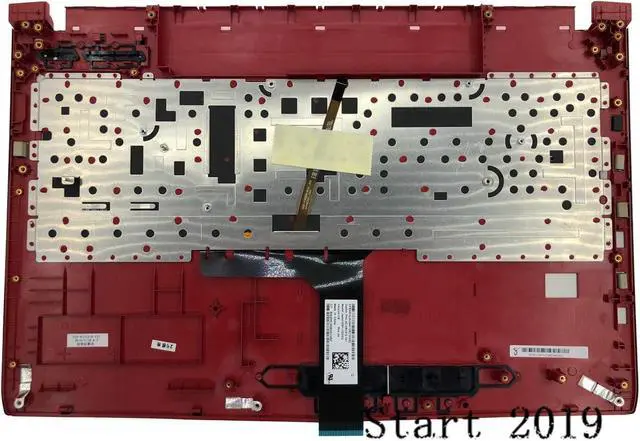 Alt view image 2 of 6 - New Laptop Replacement Parts for MSI GE62 GE62VR Upper Case Palmrest Cover US Keyboard Full Colorful Backlit
