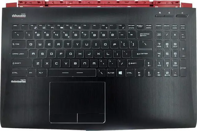 Main image of New Laptop Replacement Parts for MSI GE62 GE62VR Upper Case Palmrest Cover US Keyboard Full Colorful Backlit