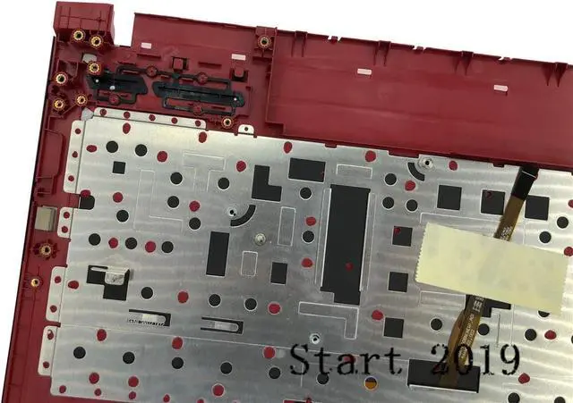 Alt view image 3 of 6 - New Laptop Replacement Parts for MSI GE62 GE62VR Upper Case Palmrest Cover US Keyboard Full Colorful Backlit