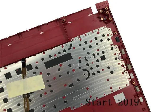 Alt view image 5 of 6 - New Laptop Replacement Parts for MSI GE62 GE62VR Upper Case Palmrest Cover US Keyboard Full Colorful Backlit