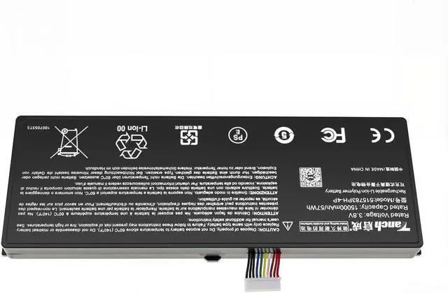 Alt view image 2 of 6 - Tanch Genuine 515783-4P MLP515783-4P 515783PH-4P Laptop Battery for Autel mk908 MS909 MS919 MK908 Pro MK908P MAXICOM im608 im600 3.8V 15000mAh 57W