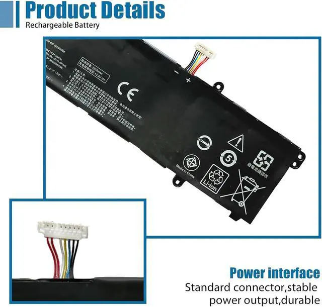 Alt view image 3 of 6 - B31N1911 C31N1911 Laptop Battery Replacement for Asus VivoBook Flip 14 A413FA D413DA D413IA F413JA K413EA K413FA K413FQ K413JA X421DA X421EA Series C31N1911 3ICP5/58/78 11.55V 42Wh