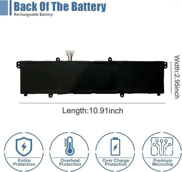 Alt view image 4 of 6 - B31N1911 C31N1911 Laptop Battery Replacement for Asus VivoBook Flip 14 A413FA D413DA D413IA F413JA K413EA K413FA K413FQ K413JA X421DA X421EA Series C31N1911 3ICP5/58/78 11.55V 42Wh