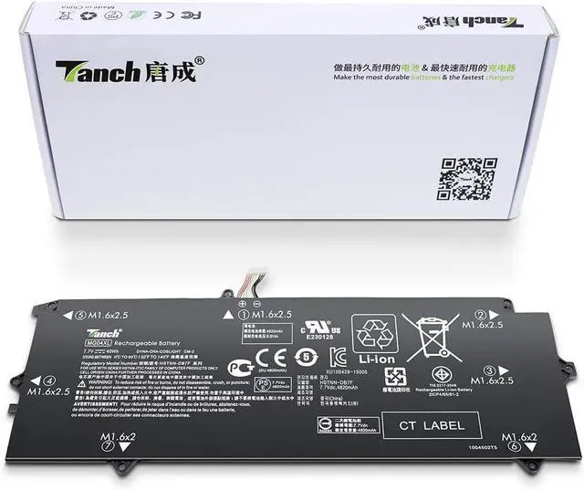 Main image of Tanch Genuine MG04XL MG04 HSTNN-DB7F 812060-2C1 812060-2B1 HSTNN-I72C 812148-855 MC04XL MG04040XL Laptop Battery for Hp Elite x2 1012 x2 x2 1012 G1 x2 1012 G1-V9D54PA 7.7V 4820mAh 40W