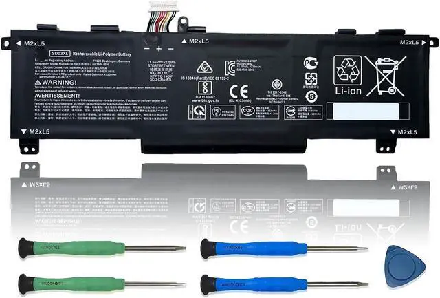 Main image of SD03XL Laptop Battery Replacement for HP Omen 15-EN0000 15-EK0000 Victus 15-fb0000 Series L84394-005 HSTNN-089U HSTNN-DB9U HSTNN-OB1R L84356-2C1 L84357-AC1 11.55V 52.5Wh 4323mAh