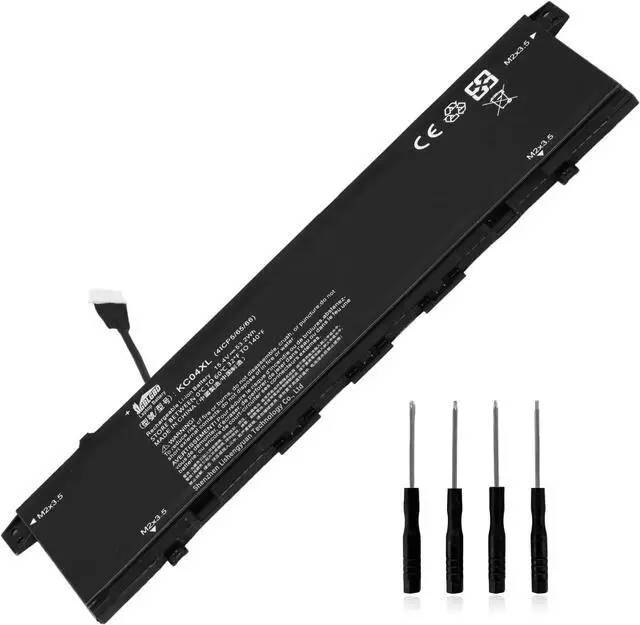 Main image of KC04XL Battery Replacement for HP Envy 13-AH000 13T-AH000 13-AQ000 13T-AQ000 13m-AQ000 Series Notebook, 3636mAh 4-Cell Rechargeable Li-ion Battery, Compatible with KC04053XL HSTNN-IB8K