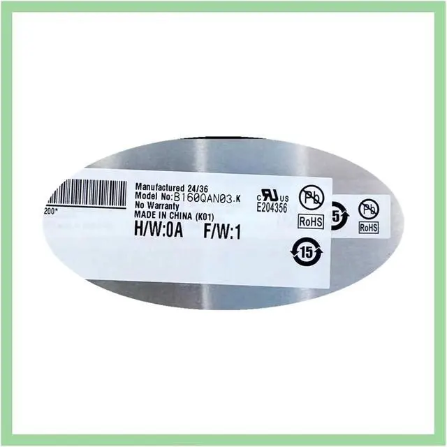 Alt view image 6 of 6 - 16" 120Hz LCD Screen NE160QDM-N41 LP160WQ2-SPD1 B160QAN03.K MNG007DA1-P Display Panel Matrix Replacement 2560x1600 EDP 40 Pins