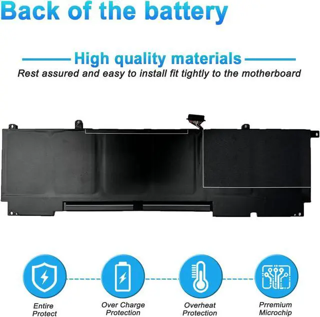 Alt view image 4 of 7 - BOWEIRUI QK06XL N28832-005 Battery Replacement for HP OMEN Transcend 16-u0195ng 16-u0015nf 16-u0000sl Series N28832-005 QK06097XL 97.04Wh