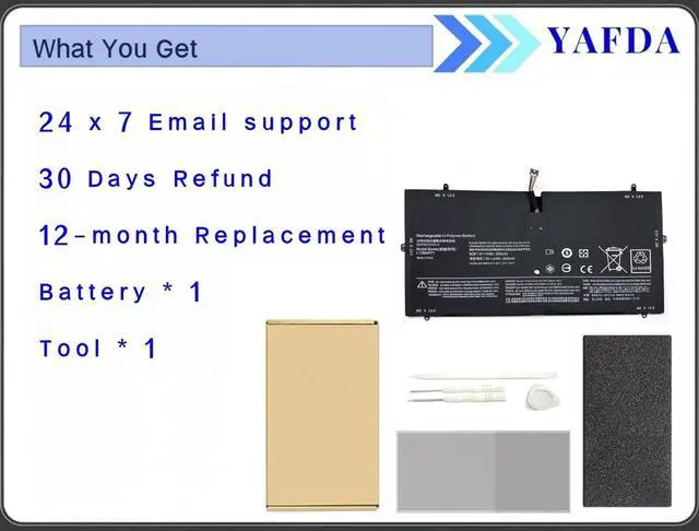Alt view image 5 of 5 - L13M4P71 Laptop Battery Replacement for Lenovo Yoga 3 Pro 1370 Series 121500264 L14S4P71 12150026 Pro-1370-80HE Pro-5Y71 Pro-I5Y51 Pro-I5Y70 Pro-I5Y71 L14S4P71