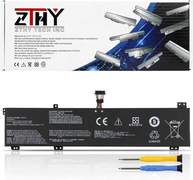 Main image of ZTHY L20C4PC1 Laptop Battery Replacement for Lenovo Legion 5 Pro-16ACH6 16ACH6H 16ITH6 16ITH6H 7-16ITHg6 16ACHg6 5-15ITH6 15ITH6H 15ACH6 15ACH6A 15ACH6H Series L20M4PC1 L20L4PC1 L20D4PC1 15.36V 80Wh