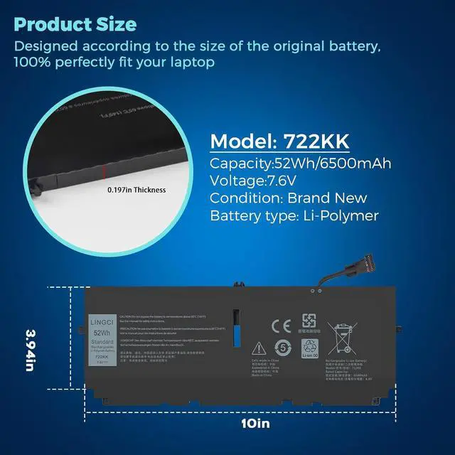 Alt view image 4 of 7 - BTY-M492 Battery Replacement for MSI Sword 15 A11UD A11UE A11SC Bravo 15 B5DD Katana GF66 GF76 11UC 11UD 11UE 11SC 12UD 12UE 12UG 12UGS 12UX WF66 WF76 11.4V 4700mAh
